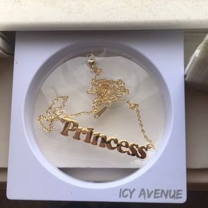 gold princess necklace